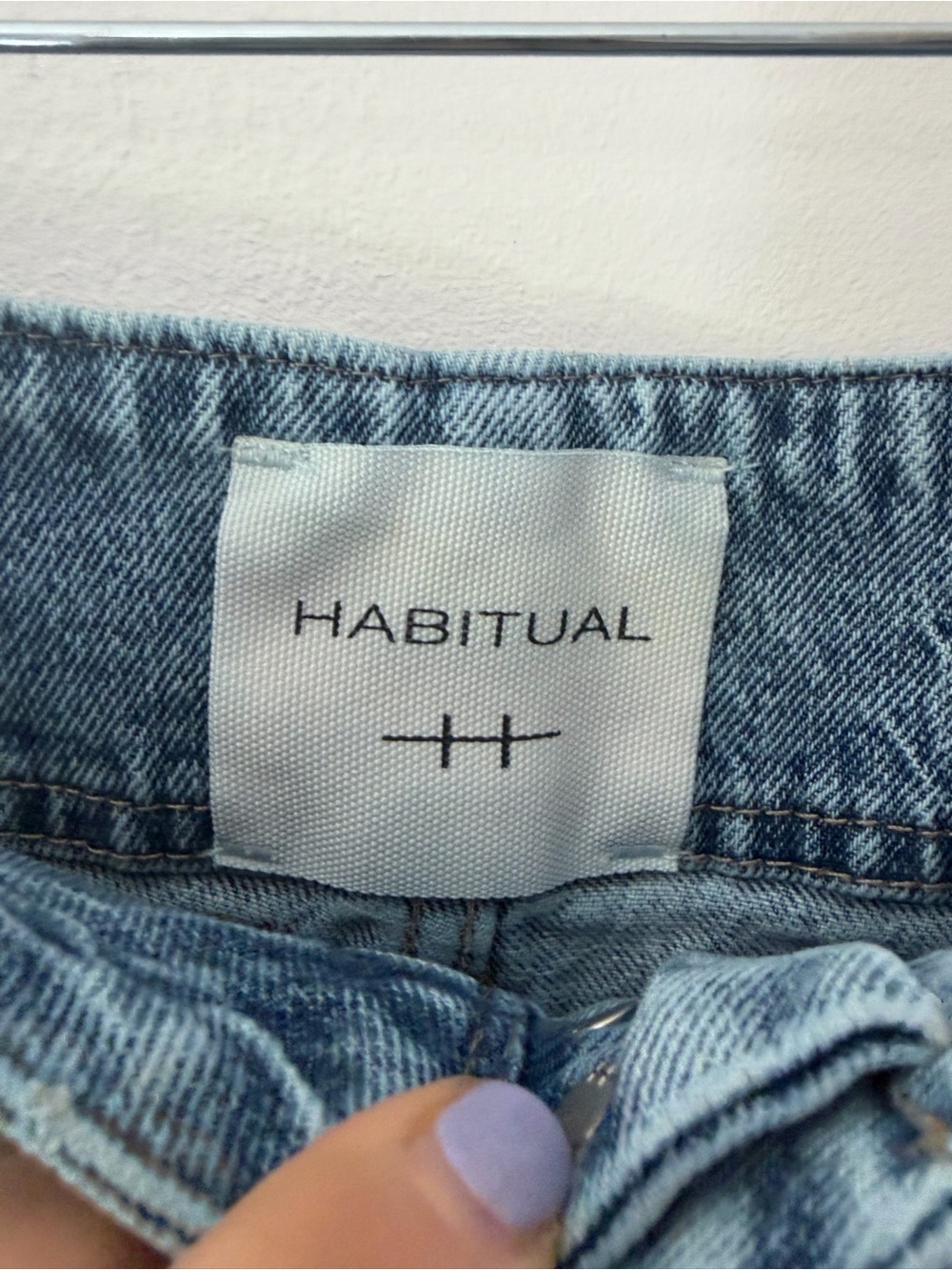 Habitual Emmette High Rise Wide Leg Medium Wash Jeans Size 4/27 - Picture 5 of 15